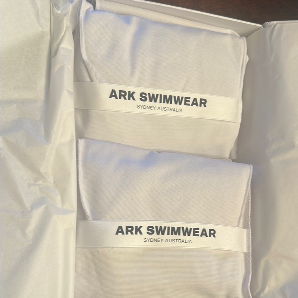 Ark Swimwear White Bikini Set